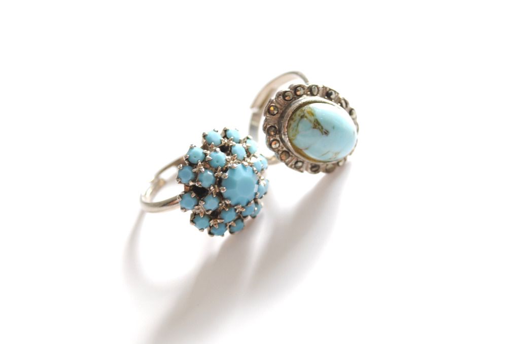 Holly Halston Husband Vintage Turquoise Ring